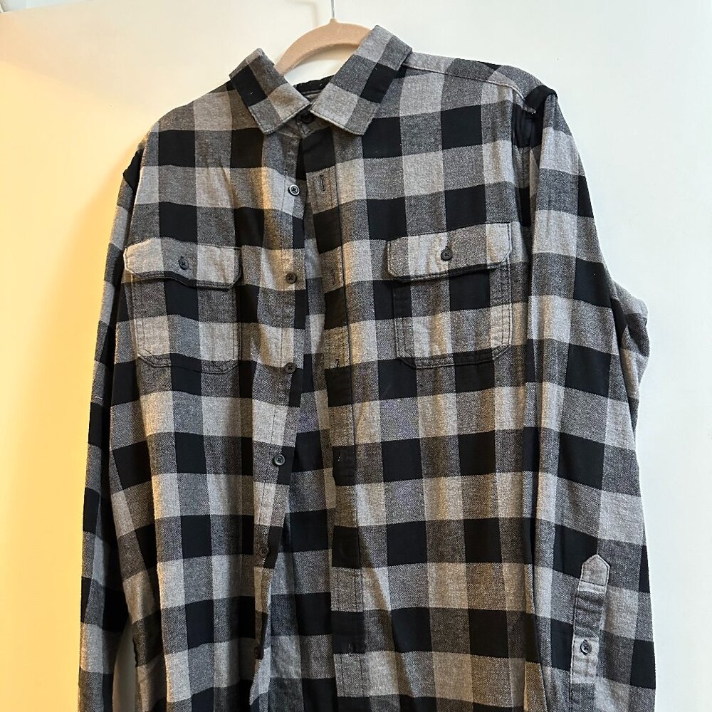 Men's Goodfellow Checkered Button Up